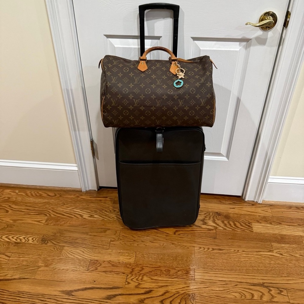 Louis Vuitton Taiga Pegasus 55 Rolling Suitcase Travel Luggage - Picture 9 of 12